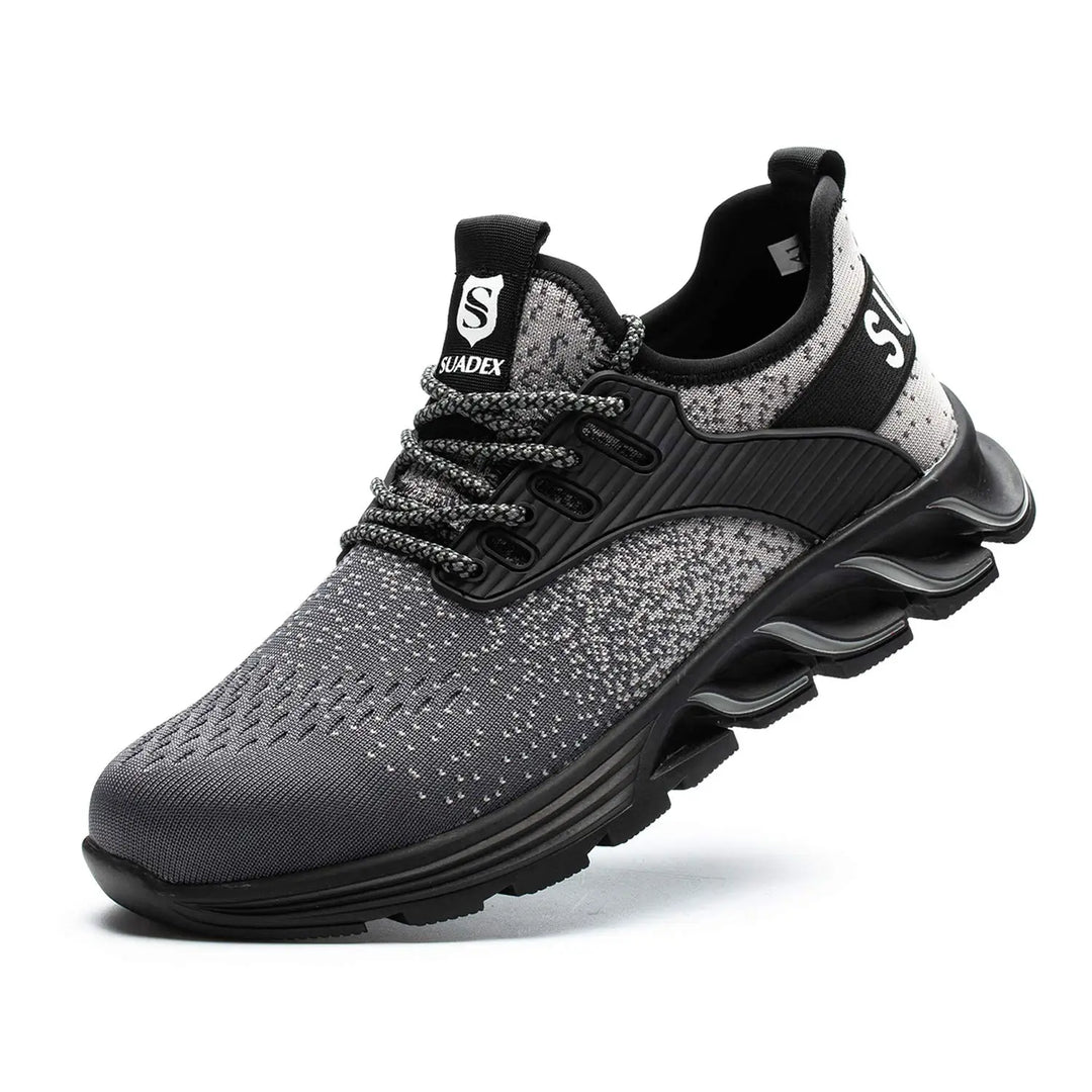 SUADEX Men Women Safety Shoes Steel Toe Boots Anti-Smashing Work Shoes Lightweight Breathable Composite Toe