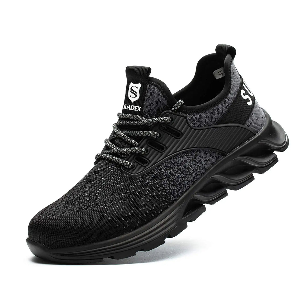 SUADEX Men Women Safety Shoes Steel Toe Boots Anti-Smashing Work Shoes Lightweight Breathable Composite Toe
