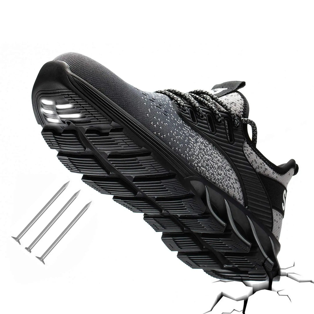 SUADEX Men Women Safety Shoes Steel Toe Boots Anti-Smashing Work Shoes Lightweight Breathable Composite Toe